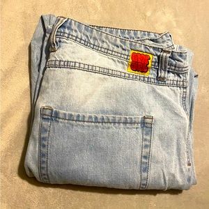 Empyre Light Blue Wash Ripped Skate Jeans